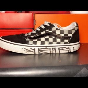 Checkered board vans